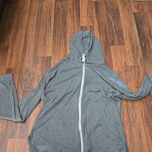 Bella Canvas Gray Zip-Up Hoodie